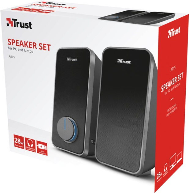 Акустична система Trust Arys 2.0 Speaker Set (8713439201796) - зображення 5