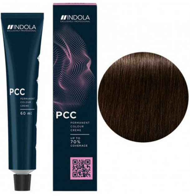 Фарба для волосся Indola Permanent Caring Color 3.8 Dark Brown Chocolate 60 мл (4045787933741) - зображення 1