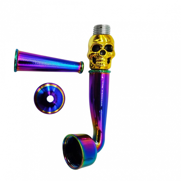Люлька для куріння N36 Classic Rasta pipe Skull 115мм - изображение 2