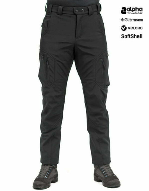 Штани Marsava Stealth SoftShell Pants Size 30 Black - изображение 1