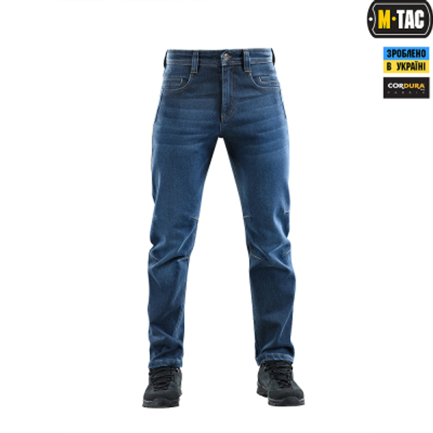 Джинсі M-Tac Tactical Gen.I Cordura Regular Fit Size 32/32 Blue Navy - зображення 2