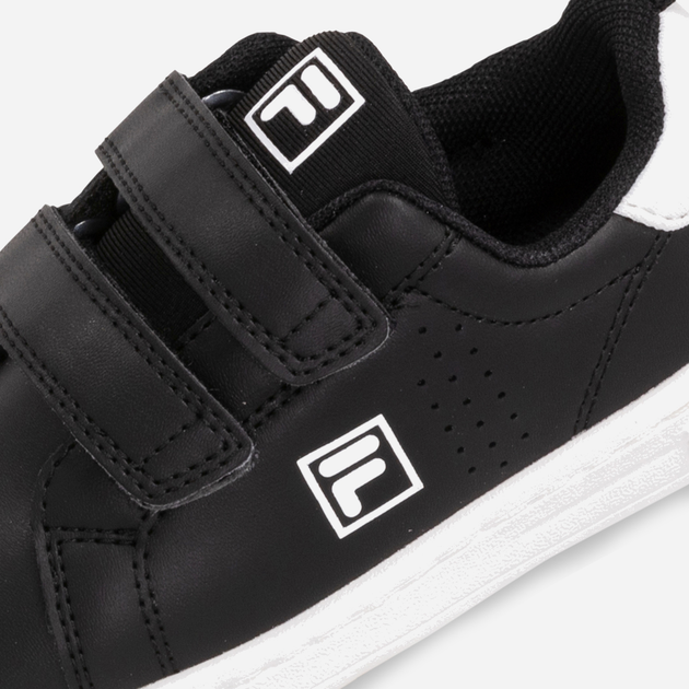 Sneakersy chłopięce na rzepy Fila Crosscourt 2 Nt Velcro Tdl FFK0113-83036 27 Czarne (8719477836365) - obraz 5