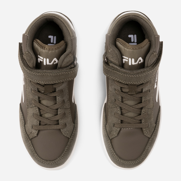 Черевики дитячі Fila Crew Velcro Mid Kids FFK0122-60017 32 Оливкові (8719477839366) - зображення 4