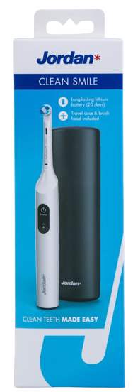 Електрична зубна щітка Jordan Clean Smile Electric TB Dark Grey  (7046110055533) - зображення 2