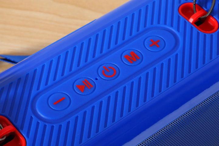 Портативная Bluetooth-колонка TG641 USB/SD с ремешком blue - Фото 4 Портативная Bluetooth-колонка TG641 USB/SD с ремешком blue - изображение 4