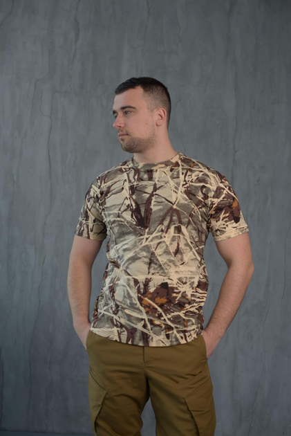 Мужская хлопковая футболка цвет Лес 60 - изображение 1
