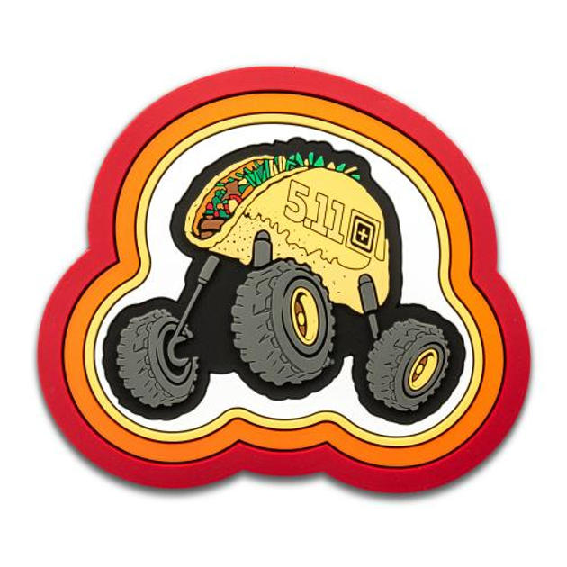 Нашивка 5.11 Tactical Taco Truck Patch, Orange - зображення 1