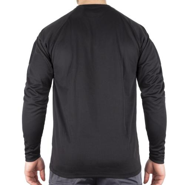 Футболка З Довгим Рукавом Швидковисихаюча Tactical Long Sleeve Shirt Quickdry, Black, Xl - зображення 2