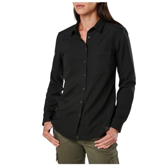 Рубашка Тактична Жіноча 5.11 Women'S Liberty Flex Long Sleeve Shirt, Black, Xl - зображення 2