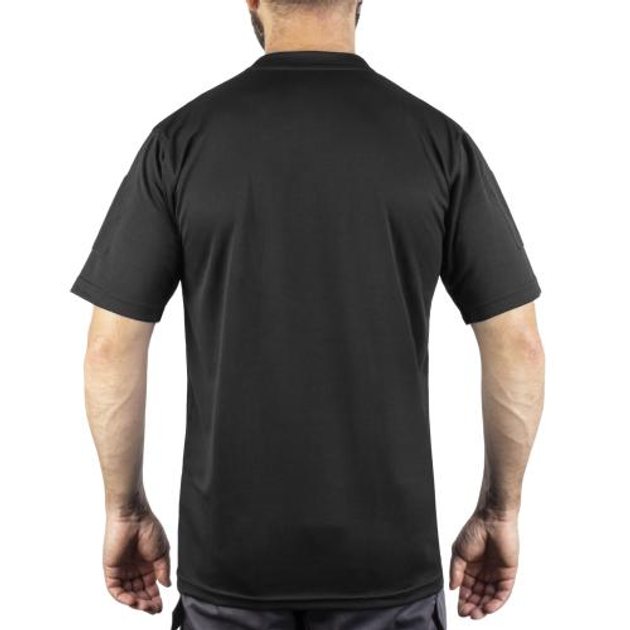 Футболка Sturm Mil-Tec Tactical T-Shirt Quickdry, Black, 3Xl - зображення 2