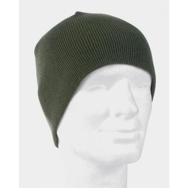 Шапка Зімова Акрилова Beanie, Olive - зображення 2