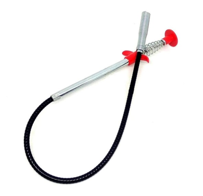 Трос для чистки труб каналізації Cleaning Hook 60 см - изображение 1