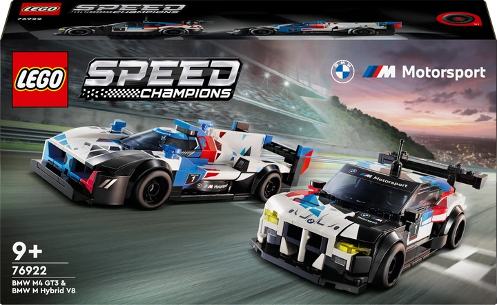 Конструктор LEGO Speed Champions Автомобили для гонок BMW M4 GT3 и
