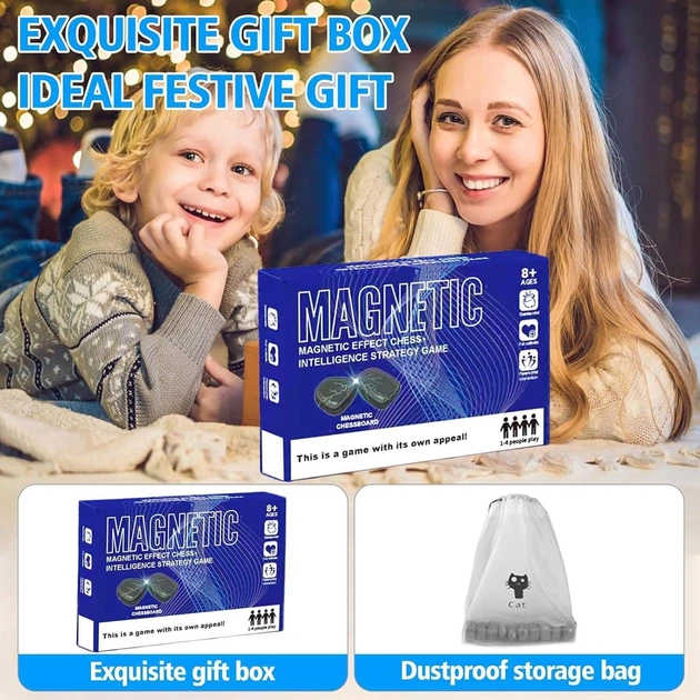 Сімейна, Логічна, Настільна, Магнітна Гра в Стилі Шашки (MAG25GAME) - зображення 6