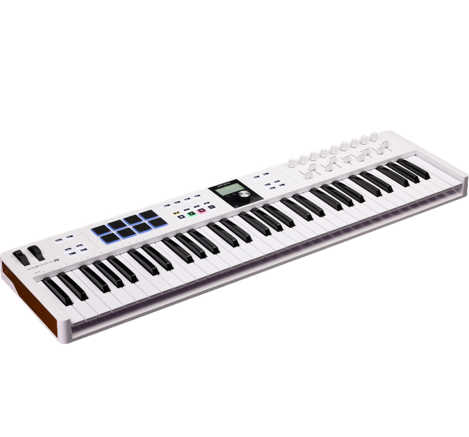 MIDI-клавиатура Arturia KeyLab Essential 61 MK3 White - Фото 3 MIDI-клавиатура Arturia KeyLab Essential 61 MK3 White - изображение 3