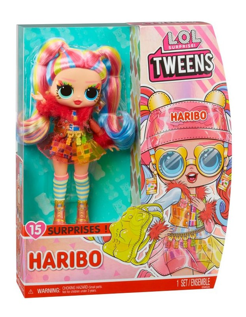 Лялька з аксесуарами L.O.L. Surprise Loves Mini Sweets X Haribo Tween 17 см (0035051119920) - зображення 1