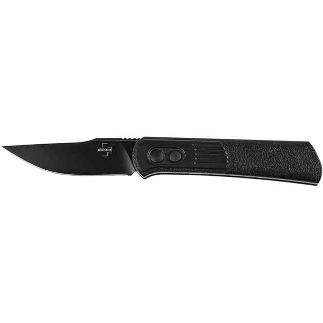 Нож складной Boker Plus Alluvial All Black замок Button Lock 01BO346 - изображение 1