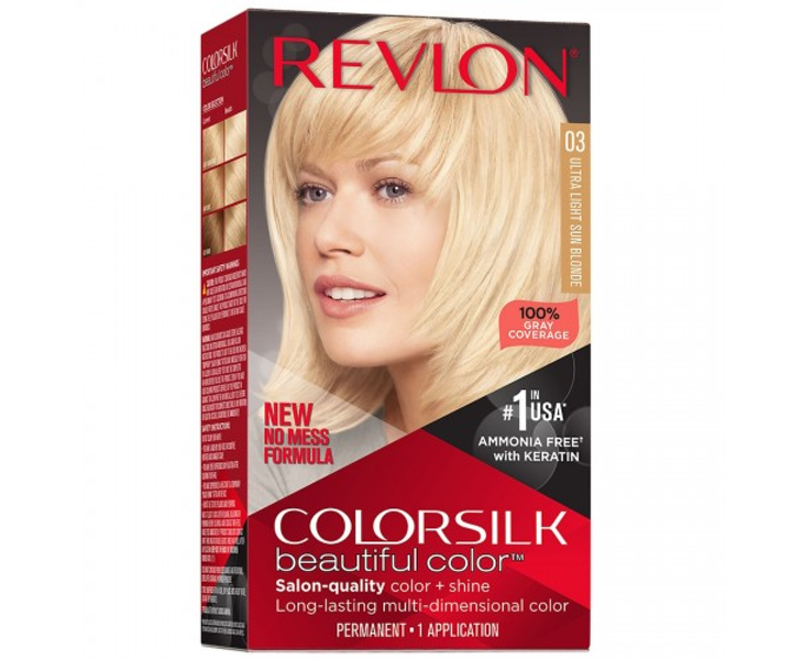 Краска для волос Revlon ColorSilk Beautiful Color - 03 Ultra Light Sun ...