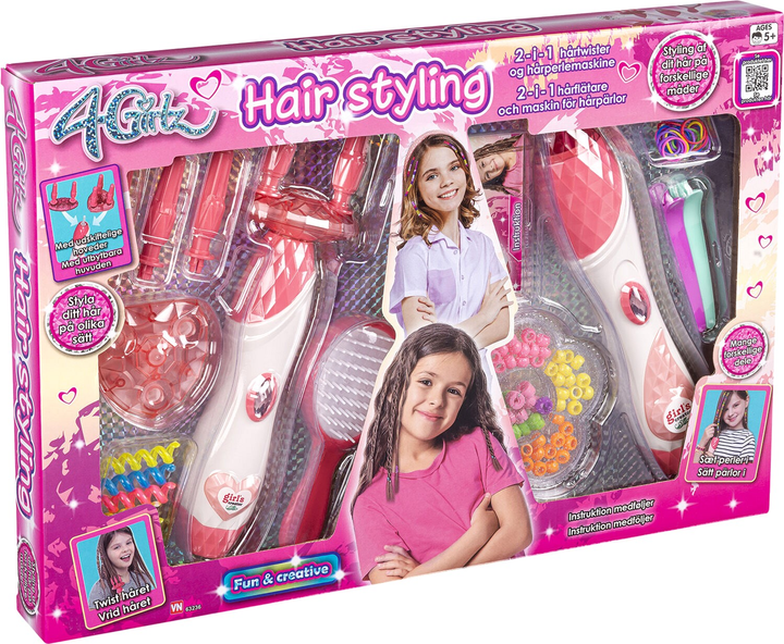 Zestaw do stylizacji włosów 4-Girlz Hair Styling 2 in 1 (5701719632364) - obraz 1