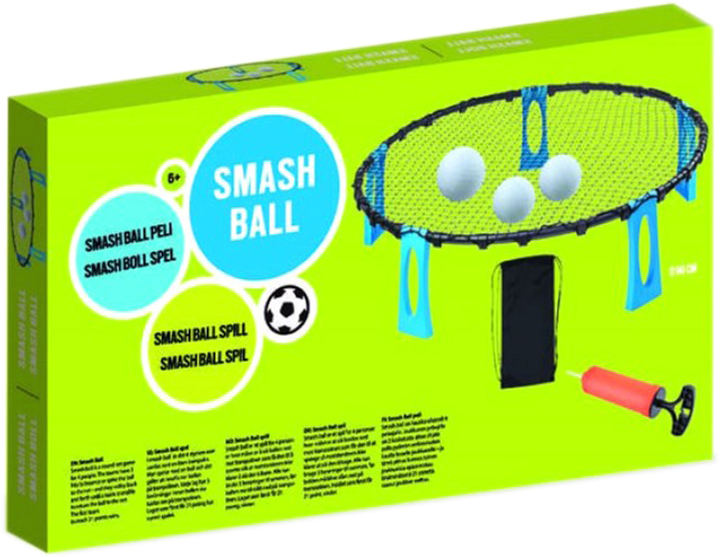 Zestaw do mini siatkówki plażowej Amo Toys Smash Ball Happy Summer (5713428015192) - obraz 1