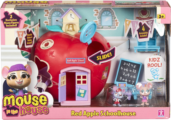 Zestaw do zabawy Bandai Mouse in the House The Red Apple School (5029736073930) - obraz 1