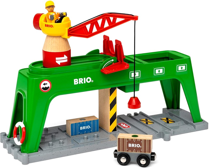 Zestaw do zabawy Brio Word Dźwig kontenerowy (7312350339963) - obraz 3
