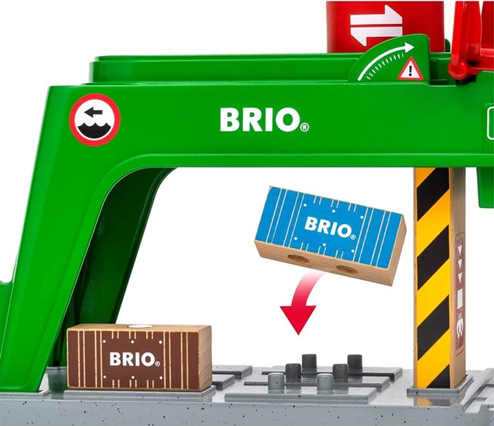 Zestaw do zabawy Brio Word Dźwig kontenerowy (7312350339963) - obraz 6