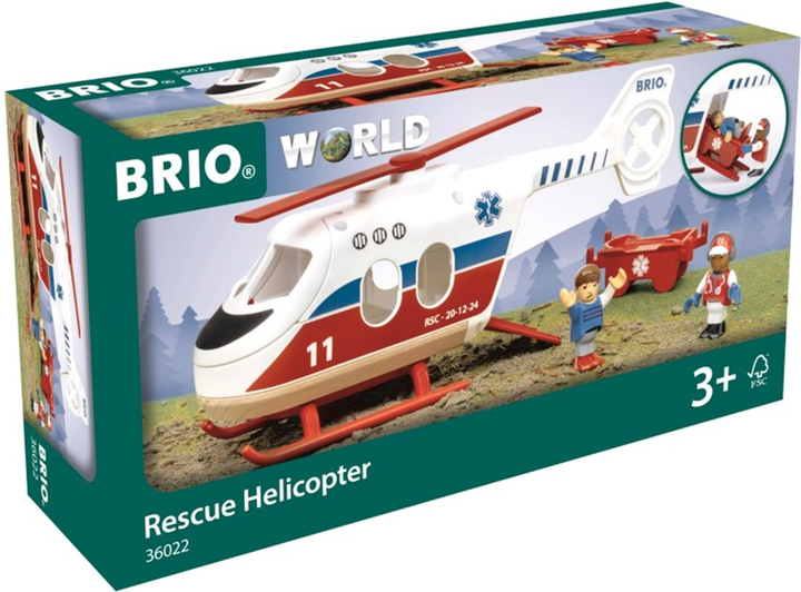 Набір рятувальника Brio World Rescue Helicopter (7312350360226) - зображення 2