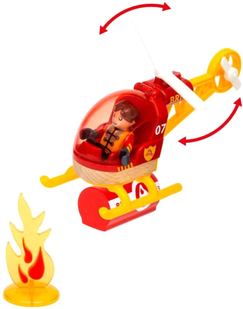 Ігровий набір Brio World Rescue Team Train (7312350360257) - зображення 6