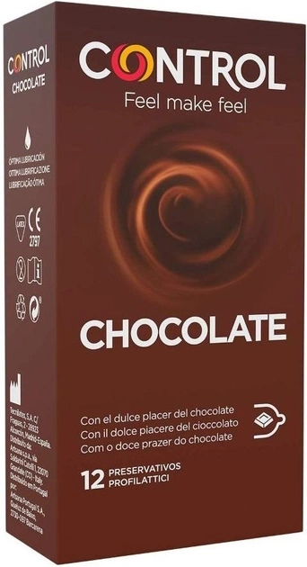 Prezerwatywy Condom Control Chocolate Flavour 12 szt (8411134102607) - obraz 1