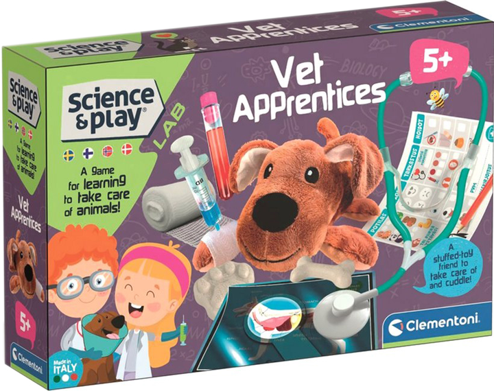 Набір для маленького ветеринара Clementoni Science and Play (8005125788057) - зображення 1