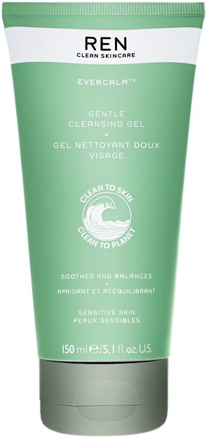 Очищаючий гель для обличчя Ren Evercalm Gentle Cleansing Gel 150 мл (5056264703442) - зображення 1