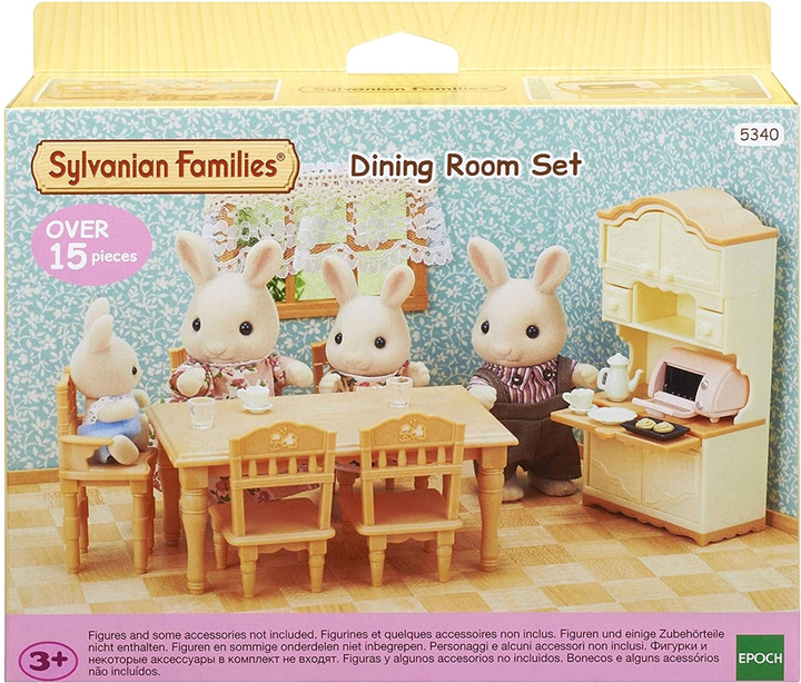 Meble do domku dla lalek Epoch Sylvanian Families Dining Room (5054131053409) - obraz 1