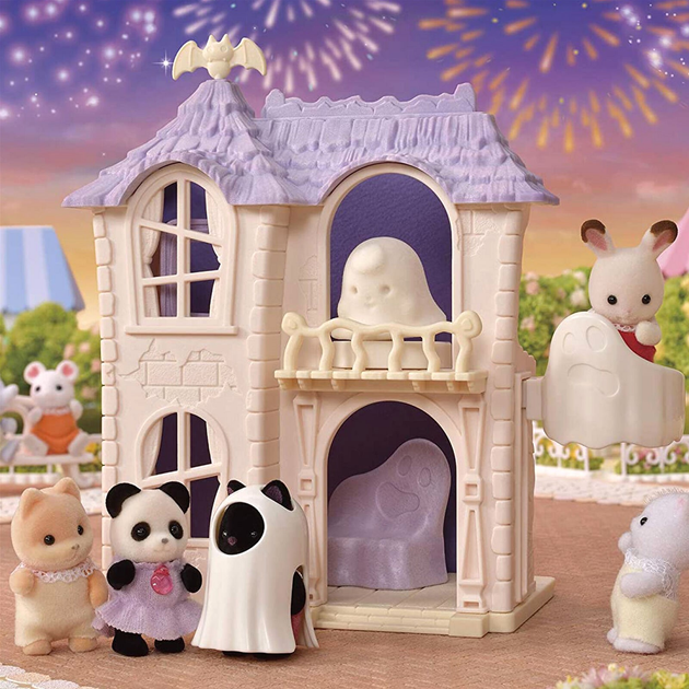Ігровий набір Epoch Sylvanian Families Spooky Surprise House (5054131055427) - зображення 4