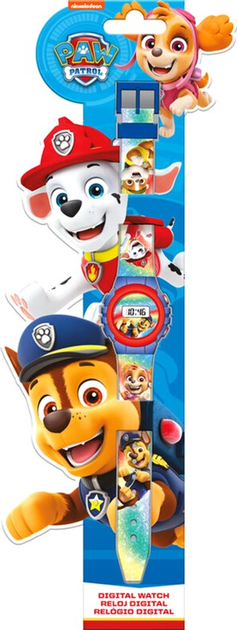 Cyfrowy zegarek na rękę Euromic Digital Watch Paw Patrol (8435507861014) - obraz 1