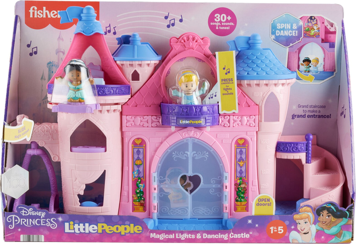 Замок принцеси Fisher-Price Disney Magic з фігурками (0194735138043) - зображення 1