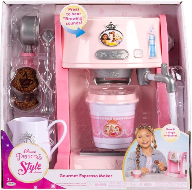 Ekspres do kawy Jakks Disney Princess Style Collection Gourmet Espresso Maker (0192995228450) - obraz 1