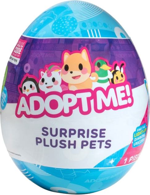 Яйце-сюрприз Jazwares Adopt Me Surprise Plush Pets (0191726498988) - зображення 1