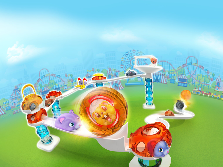 Ігровий набір Jazwares Happy Hamsters Super Slides (8719324074926) - зображення 2