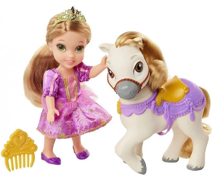 Лялька з аксесуарами Jakks Disney Princess Rapunzel and Pony 16 см (0039897952642) - зображення 1