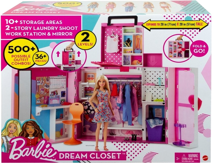 Ігровий набір Mattel Barbie Dream Closet (0194735002122) - зображення 1