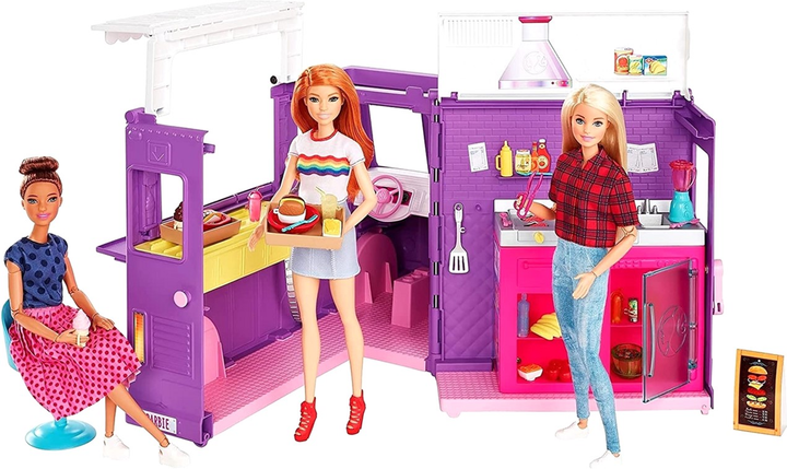 Ігровий набір Barbie You Can Be Anything Fresh & Fun Food Truck (0887961862898) - зображення 5