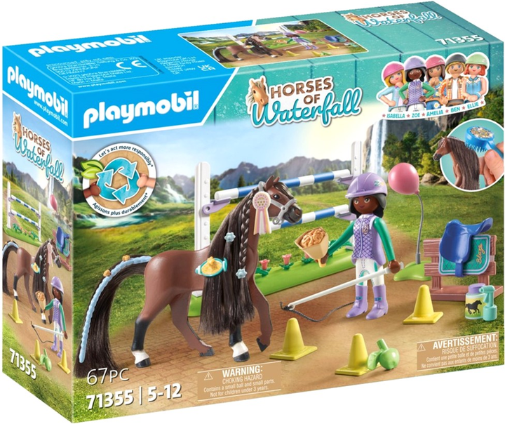 Ігровий набір Playmobil Horses Of Waterfall Зої та Блейз (44008789713551) - зображення 1