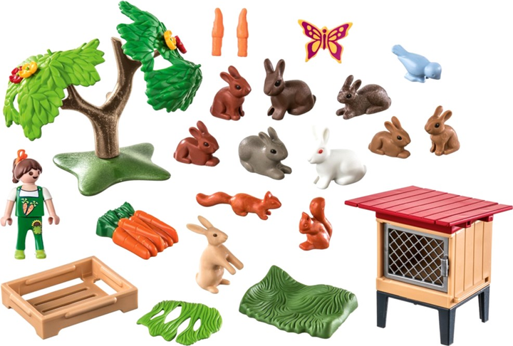 Zestaw do zabawy Playmobil Country Klatka dla królików (4008789712523) - obraz 2