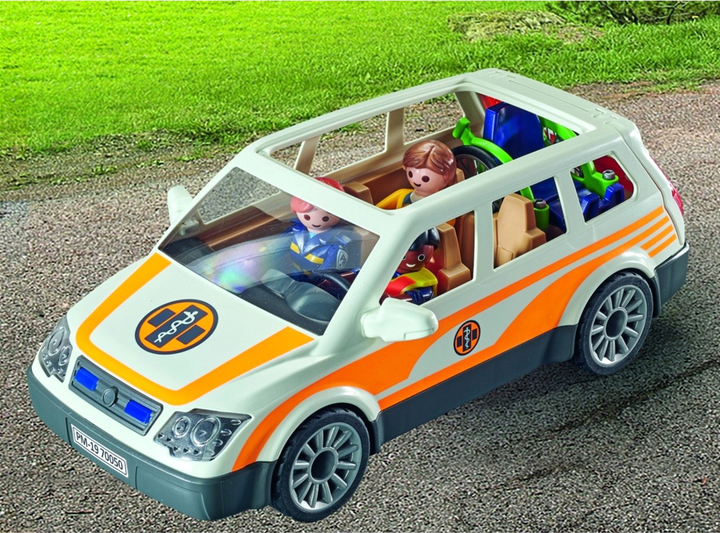 Ігровий набір Playmobil City Life Автомобіль швидкої медичної допомоги (4008789710376) - зображення 2