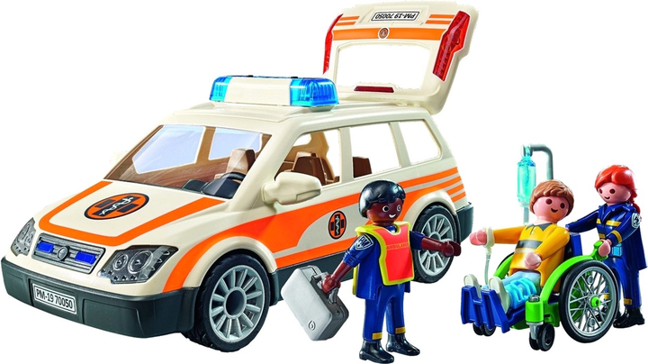 Zestaw do zabawy Playmobil City Life Samochód pogotowia ratunkowego (4008789710376) - obraz 3