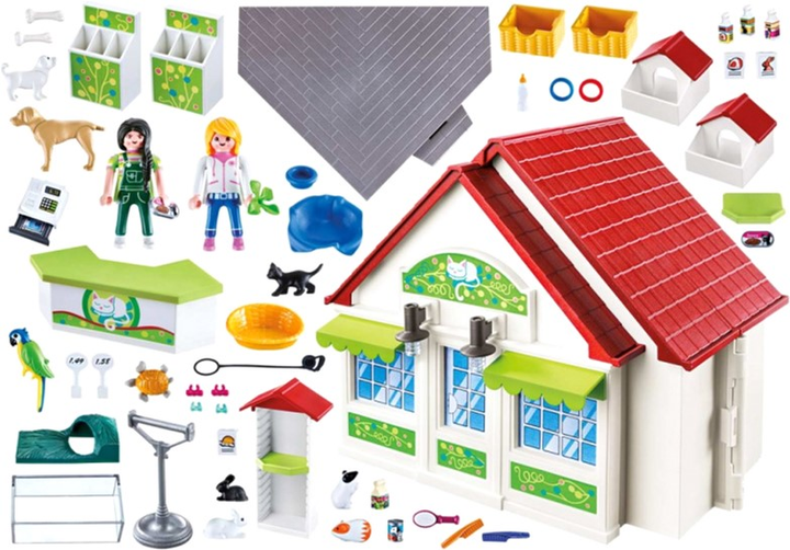 Zestaw do zabawy Playmobil City Life Przenośny Sklep Zoologiczny (4008789713964) - obraz 3