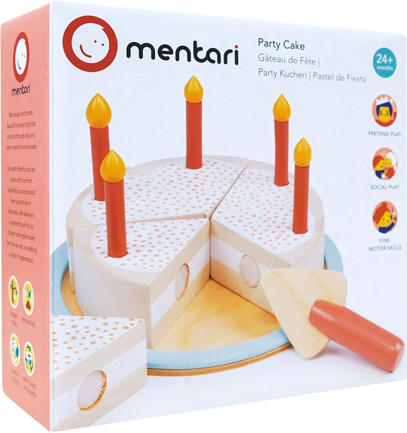 Zestaw do zabawy Mentari Party Cake (0191856074106) - obraz 1