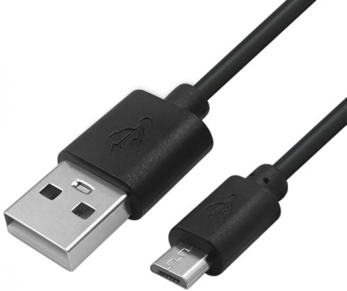 Kabel Qoltec USB Type-A - micro-USB M/M 1 m bulk Black - obraz 2