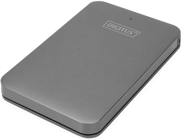 Зовнішній корпус для SSD/HDD 2.5 SATA III Digitus на USB 3.0 9.5/7.5 мм Алюмінієвий (DA-71114) - зображення 1